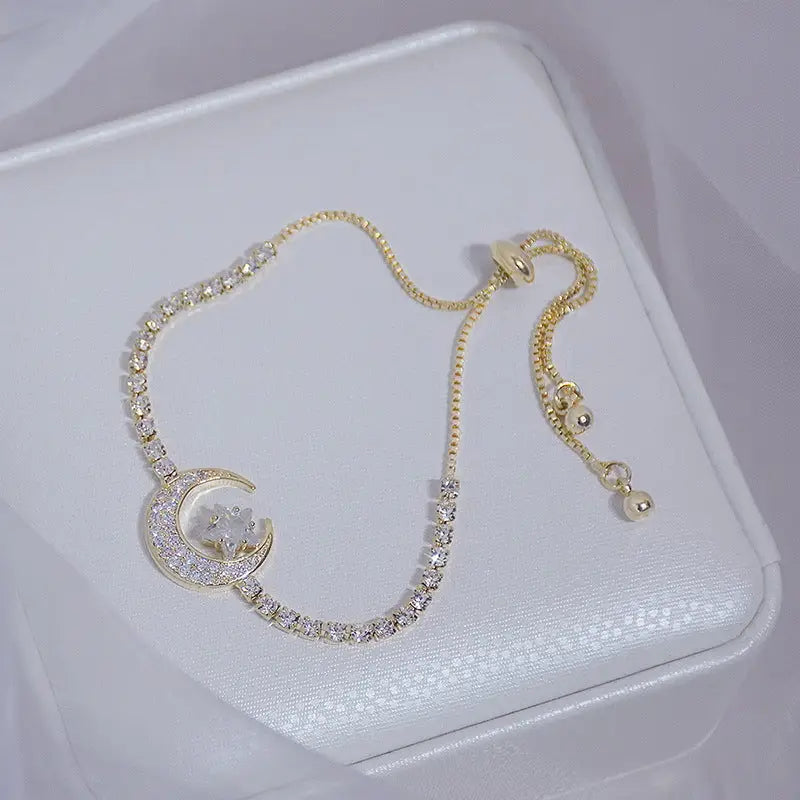 Women’s Korean-style Exquisite Zircon Temperamental Bracelet