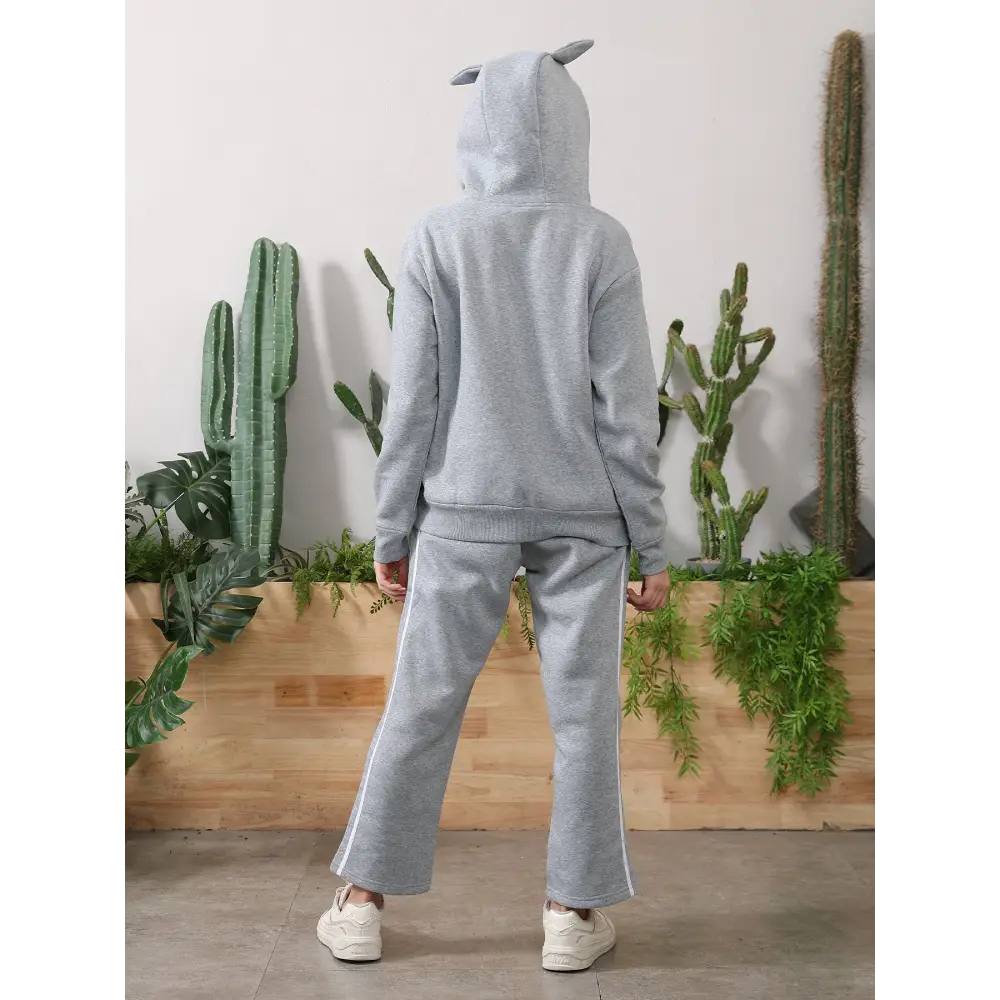 Women's Long Sleeved Hoodie Set Beyond Trends Hub