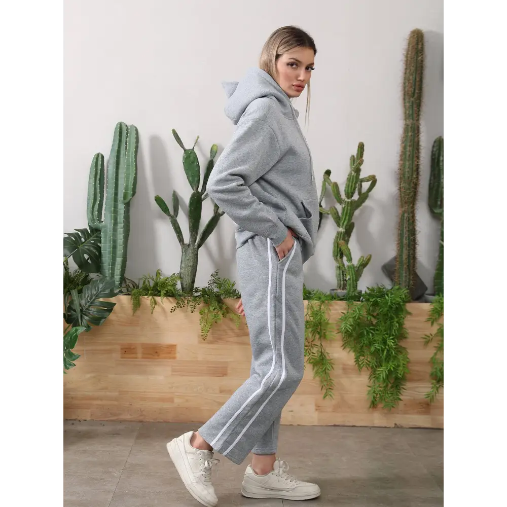 Women's Long Sleeved Hoodie Set Beyond Trends Hub