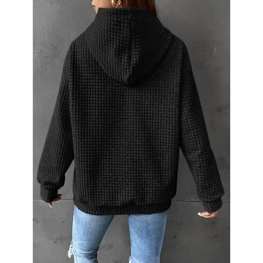 Women’s Loose Casual Solid Color Long-sleeved Sweater