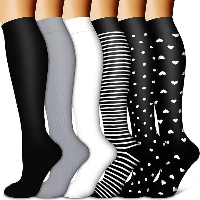 Women's Minimalist Cartoon Printed Pressure Socks Beyond Trends Hub