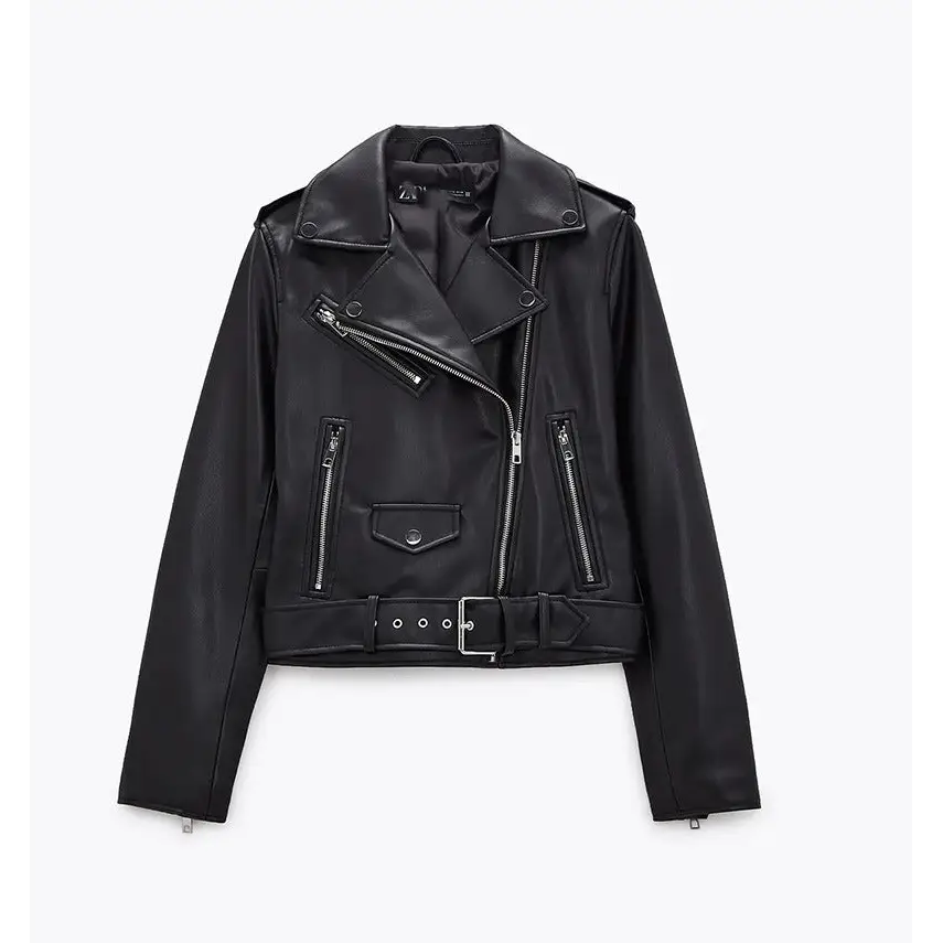 Women's Motorcycle Leather Jackets Autumn New Beyond Trends Hub