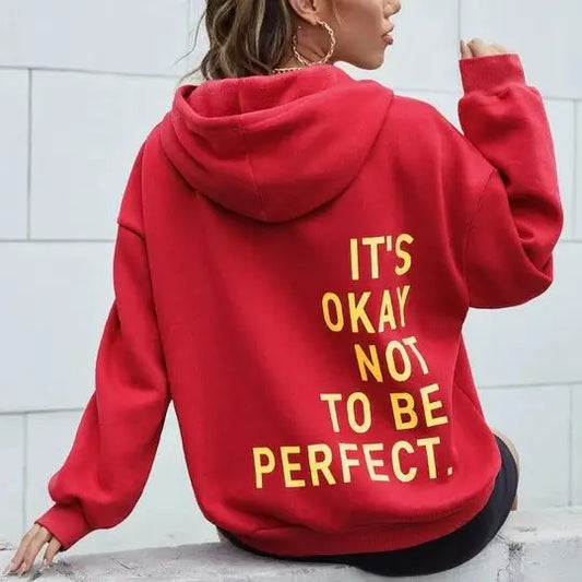 Women's Multi-color Letters Printed All-matching Casual Long Sleeve Sweatshirt Beyond Trends Hub