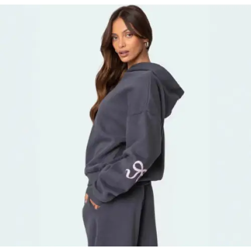 Women’s Outdoor Sports And Casual Loose Bow Printed Sweater