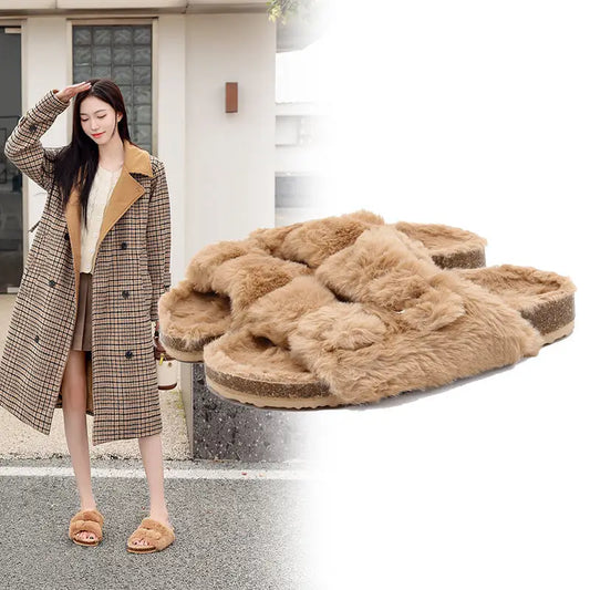 Women's Outer Wear Warm Winter Cotton Slippers Beyond Trends Hub