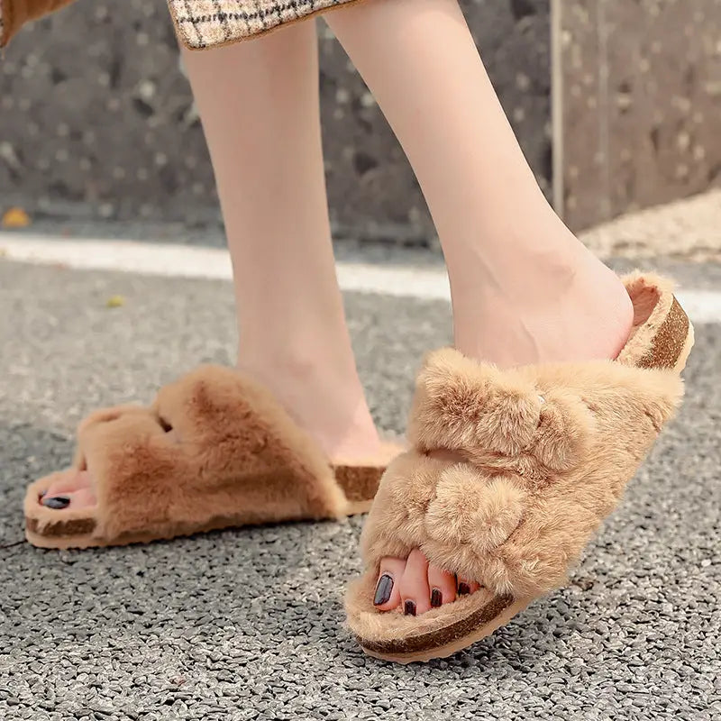 Women's Outer Wear Warm Winter Cotton Slippers Beyond Trends Hub