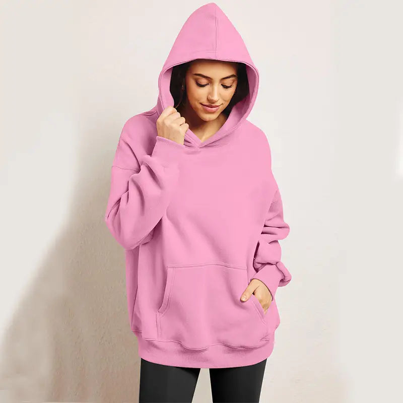 Women’s Oversized Hoodies Fleece Loose Sweatshirts With Pocket Long Sleeve Pullover Hoodies Sweaters Winter Fall