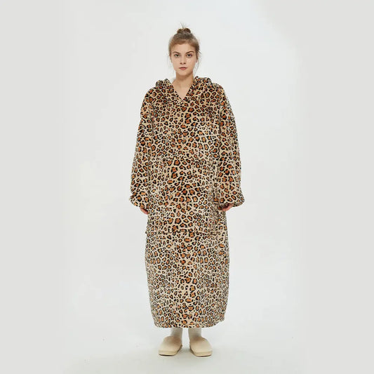 Women’s Pine Sweater Hooded Blankets Can Be Worn