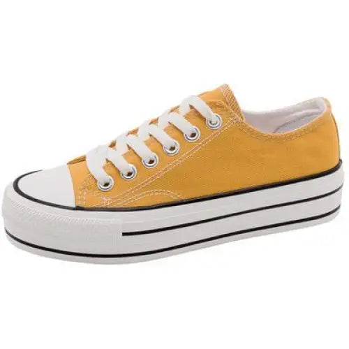 Women’s platform canvas shoes