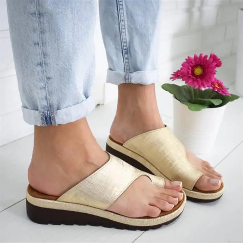 Womens Sandals New Female Shoes Comfy Platform Flat Sole Orthopedic Bunion Corrector Plus Size 35-43 Casual Shoes Woman Beyond Trends Hub