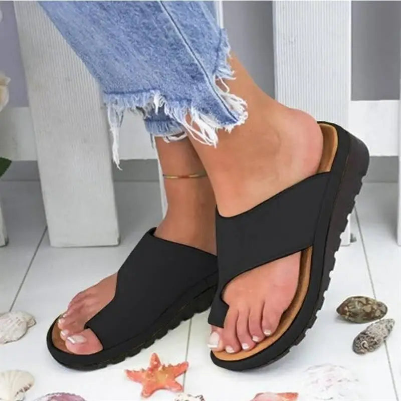 Womens Sandals New Female Shoes Comfy Platform Flat Sole Orthopedic Bunion Corrector Plus Size 35-43 Casual Shoes Woman Beyond Trends Hub