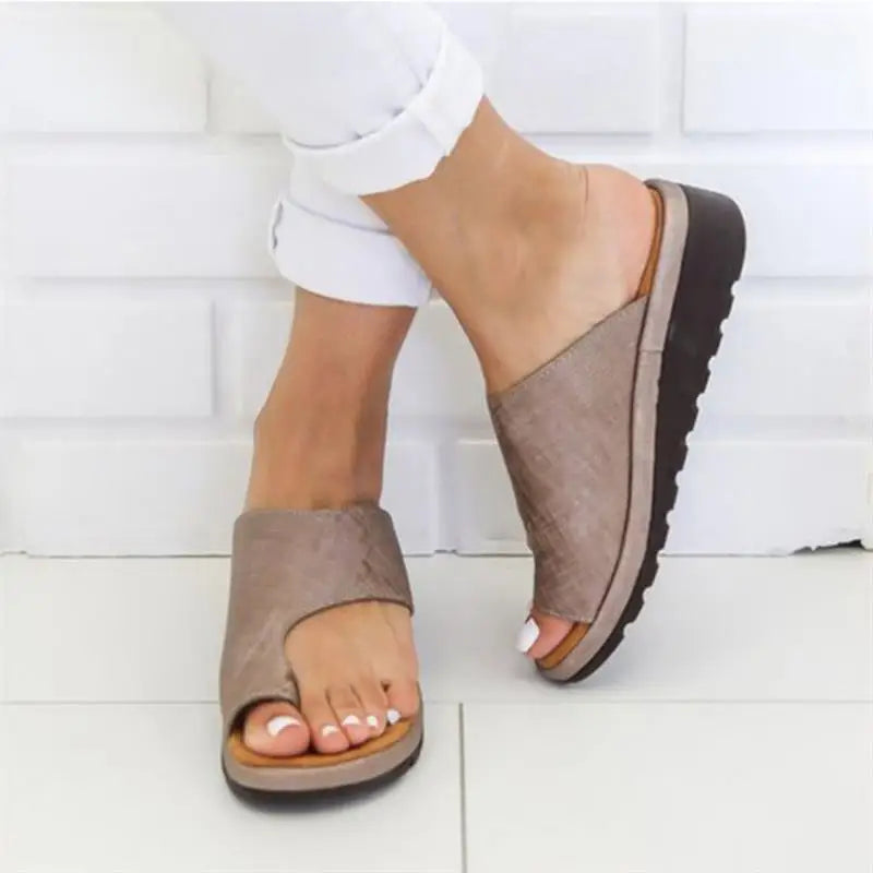 Womens Sandals New Female Shoes Comfy Platform Flat Sole Orthopedic Bunion Corrector Plus Size 35-43 Casual Shoes Woman Beyond Trends Hub