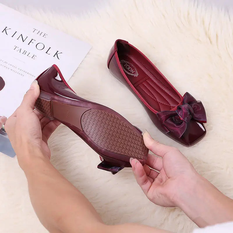Womens Shoes Ballet Flats Boat Shoes Woman Slip-on Elegant Shine Beyond Trends Hub