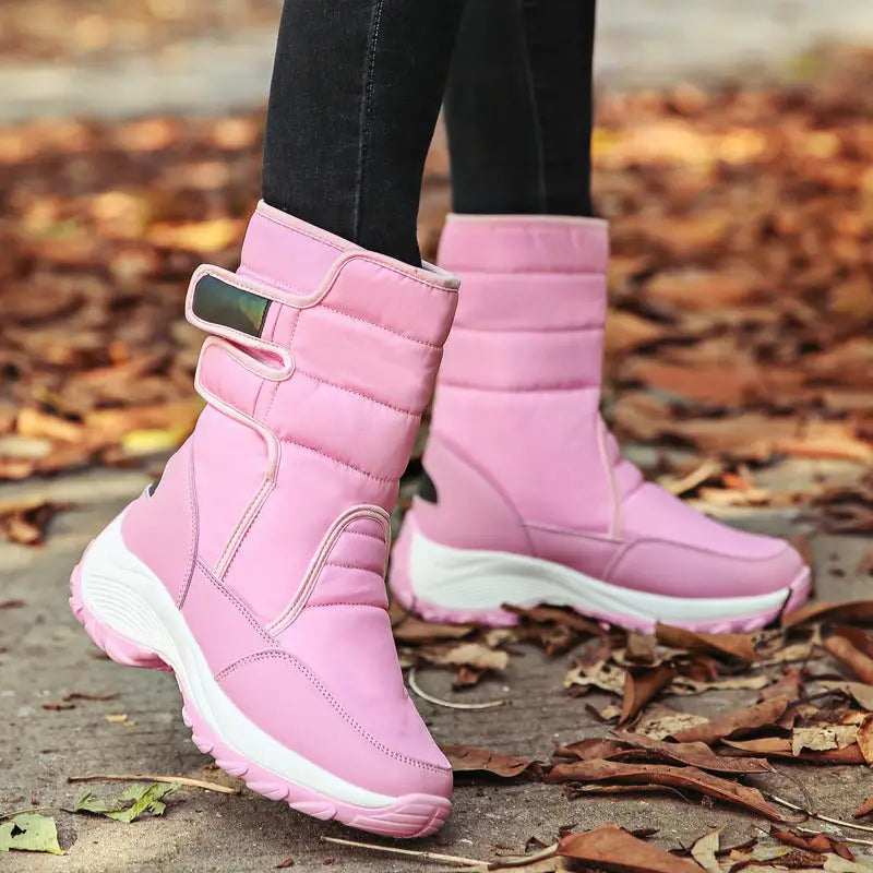 Women's shoes high-top plus velvet warm cotton shoes Beyond Trends Hub