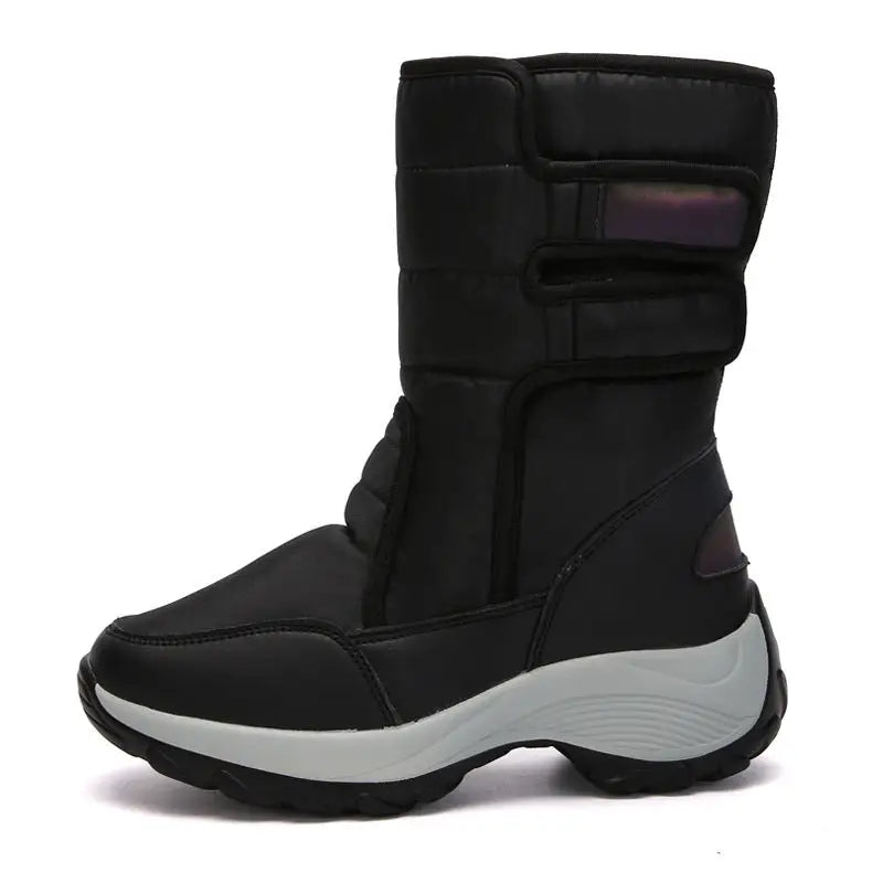 Women's shoes high-top plus velvet warm cotton shoes Beyond Trends Hub