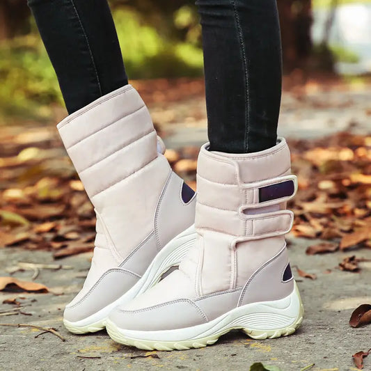 Women's shoes high-top plus velvet warm cotton shoes Beyond Trends Hub