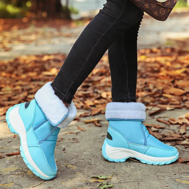 Women's shoes high-top plus velvet warm cotton shoes Beyond Trends Hub