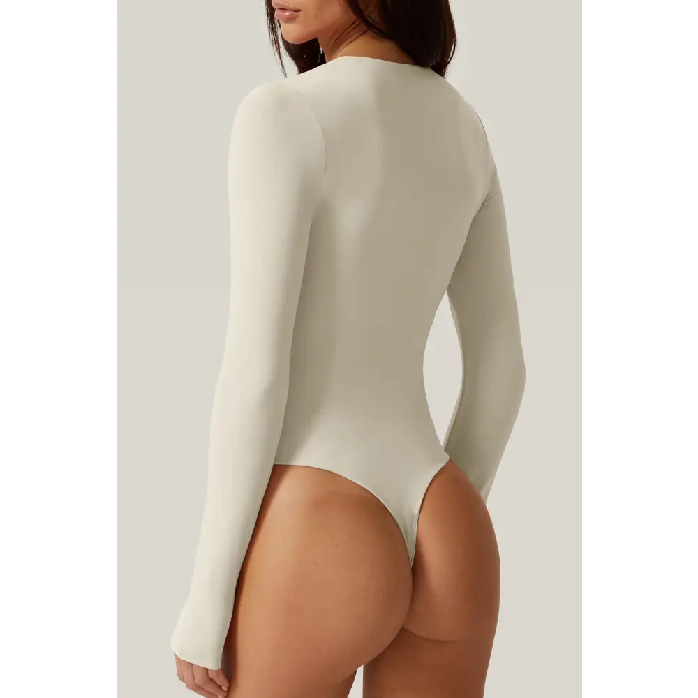 Women's Short Sleeve Bodysuit V Neck Body Suits Seamed Cup Going Out Tops Shirt Beyond Trends Hub