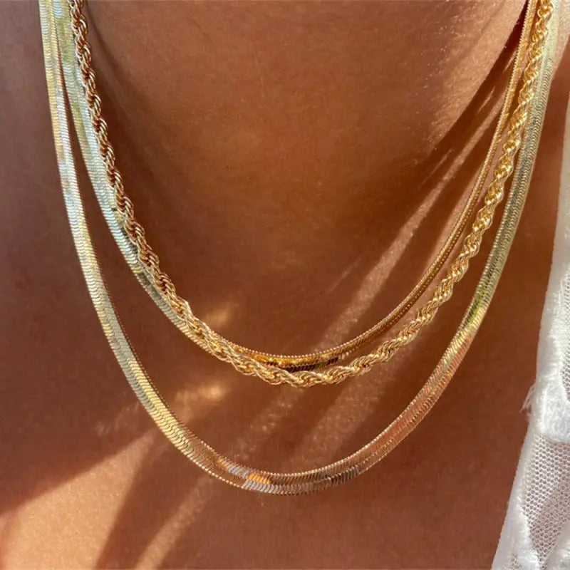 Women’s Simple Fashion Multi-layer Necklace - Nes082016