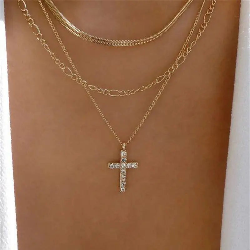 Women’s Simple Fashion Multi-layer Necklace - Nes087110
