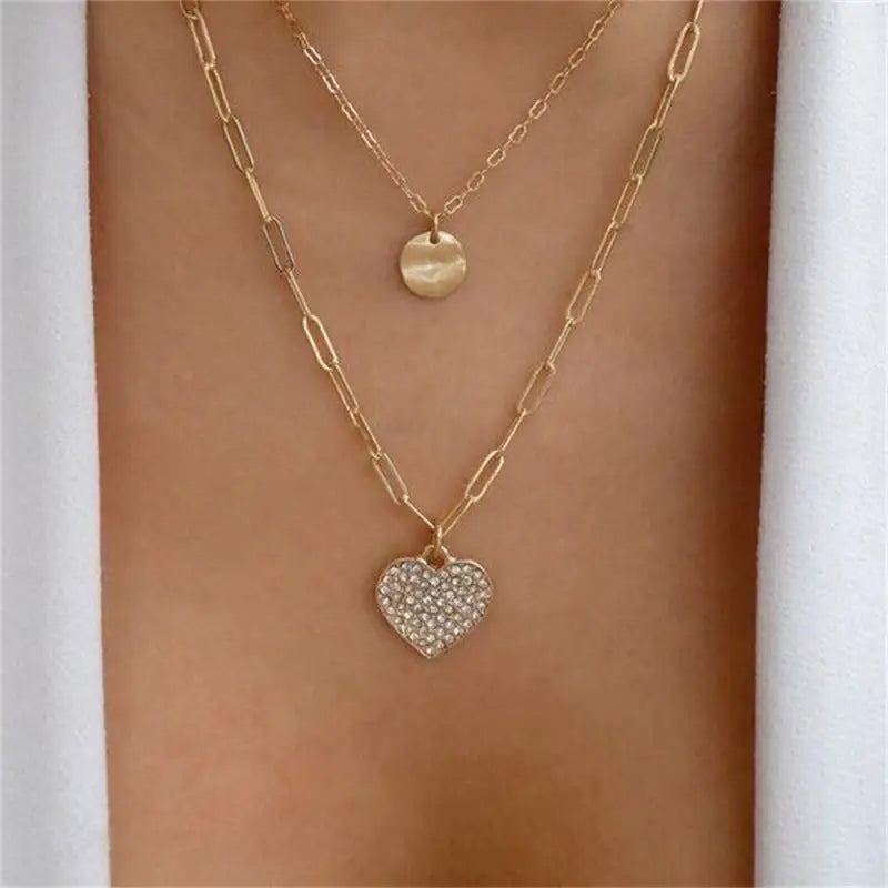 Women’s Simple Fashion Multi-layer Necklace - Nes087116