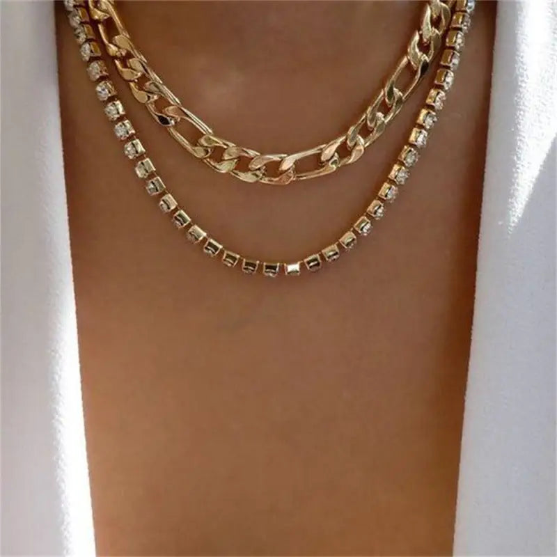 Women’s Simple Fashion Multi-layer Necklace - Nes08712