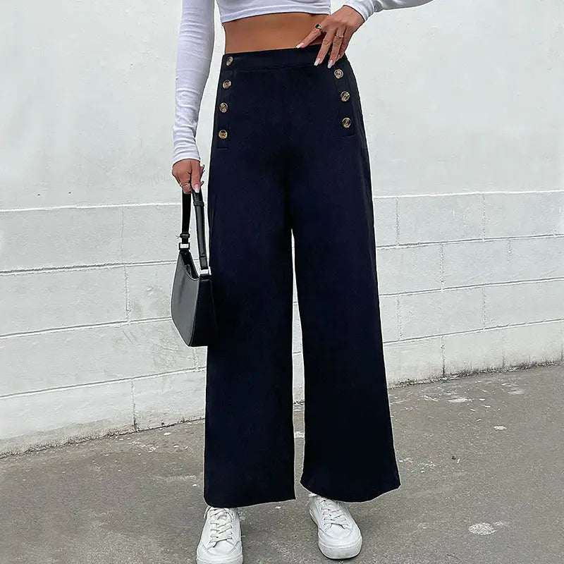 Women's Slim Fit Solid Color Casual Pants Beyond Trends Hub