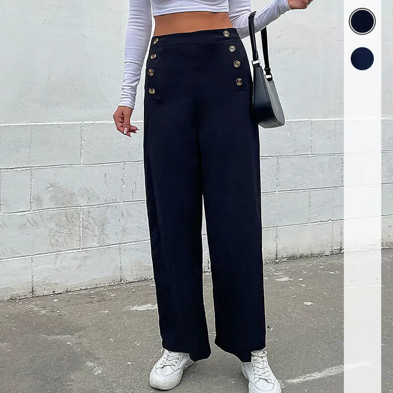 Women's Slim Fit Solid Color Casual Pants Beyond Trends Hub