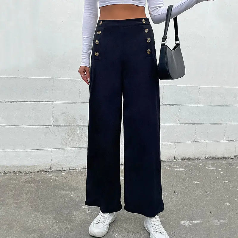 Women's Slim Fit Solid Color Casual Pants Beyond Trends Hub