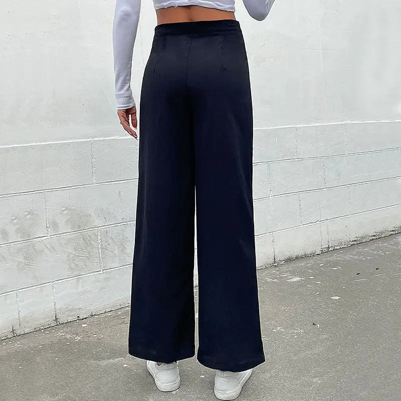 Women's Slim Fit Solid Color Casual Pants Beyond Trends Hub