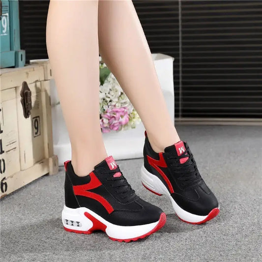 Women's Sports Height Increasing Insole Wedge Platform Shoes Beyond Trends Hub