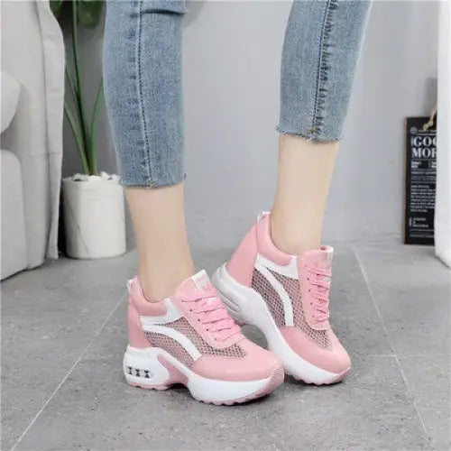 Women's Sports Height Increasing Insole Wedge Platform Shoes Beyond Trends Hub