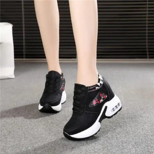 Women's Sports Height Increasing Insole Wedge Platform Shoes Beyond Trends Hub