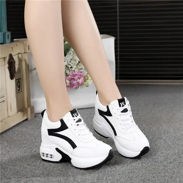 Women's Sports Height Increasing Insole Wedge Platform Shoes Beyond Trends Hub