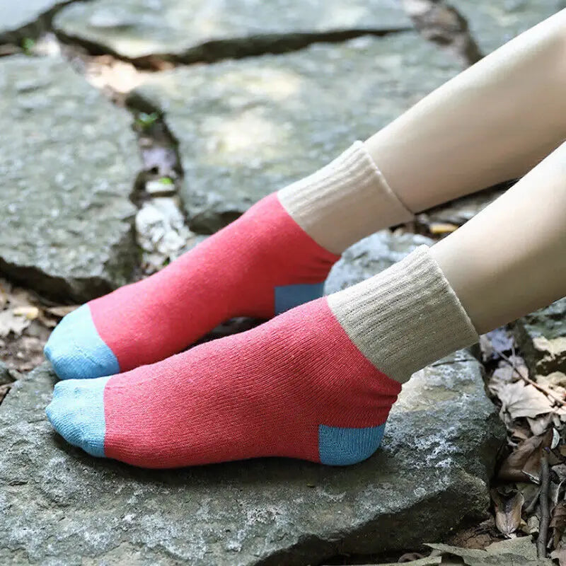 Womens Thick Socks Wool Thermal Warm Knitting Nordic Ladies Socks Winter - Type1 - 5