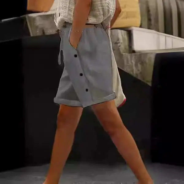 Women's Tied Elastic Waist Shorts Beyond Trends Hub