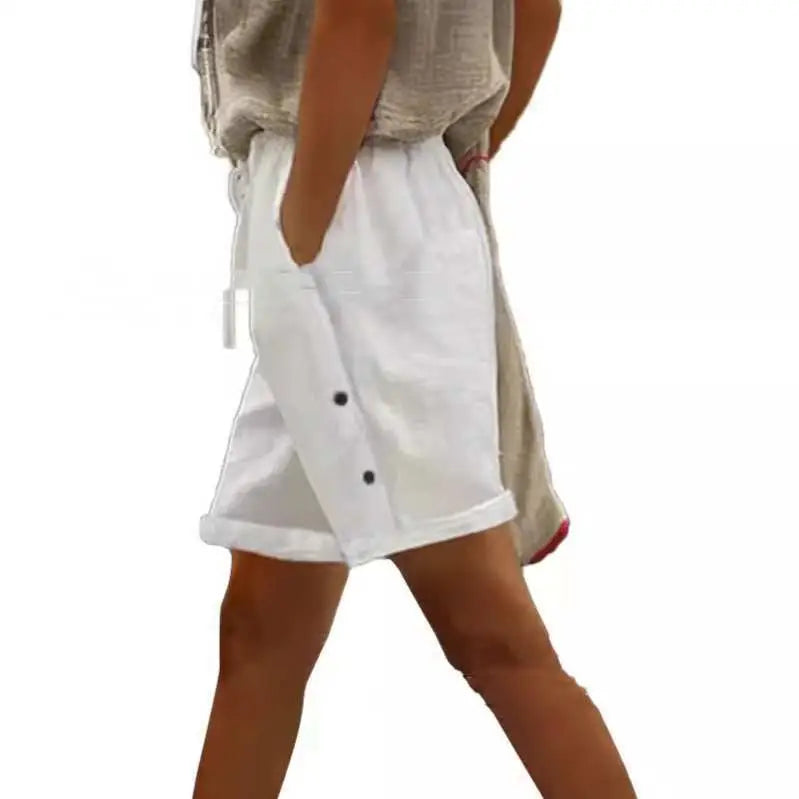 Women's Tied Elastic Waist Shorts Beyond Trends Hub