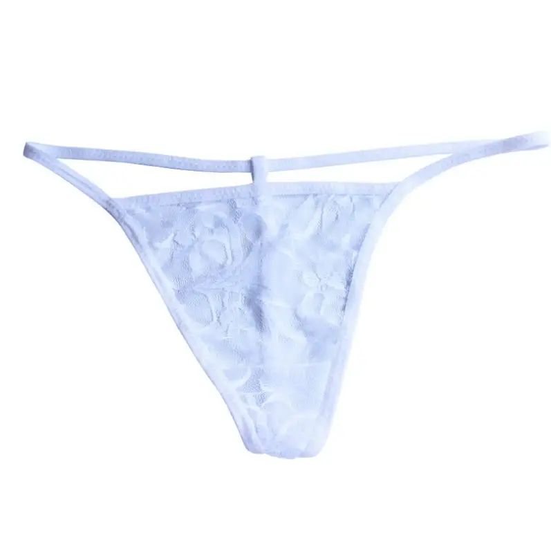 Women's ultra-thin thongs Foreign trade super-elastic large size lace thongs Transparent T-trousers Garter belt sets panties Beyond Trends Hub
