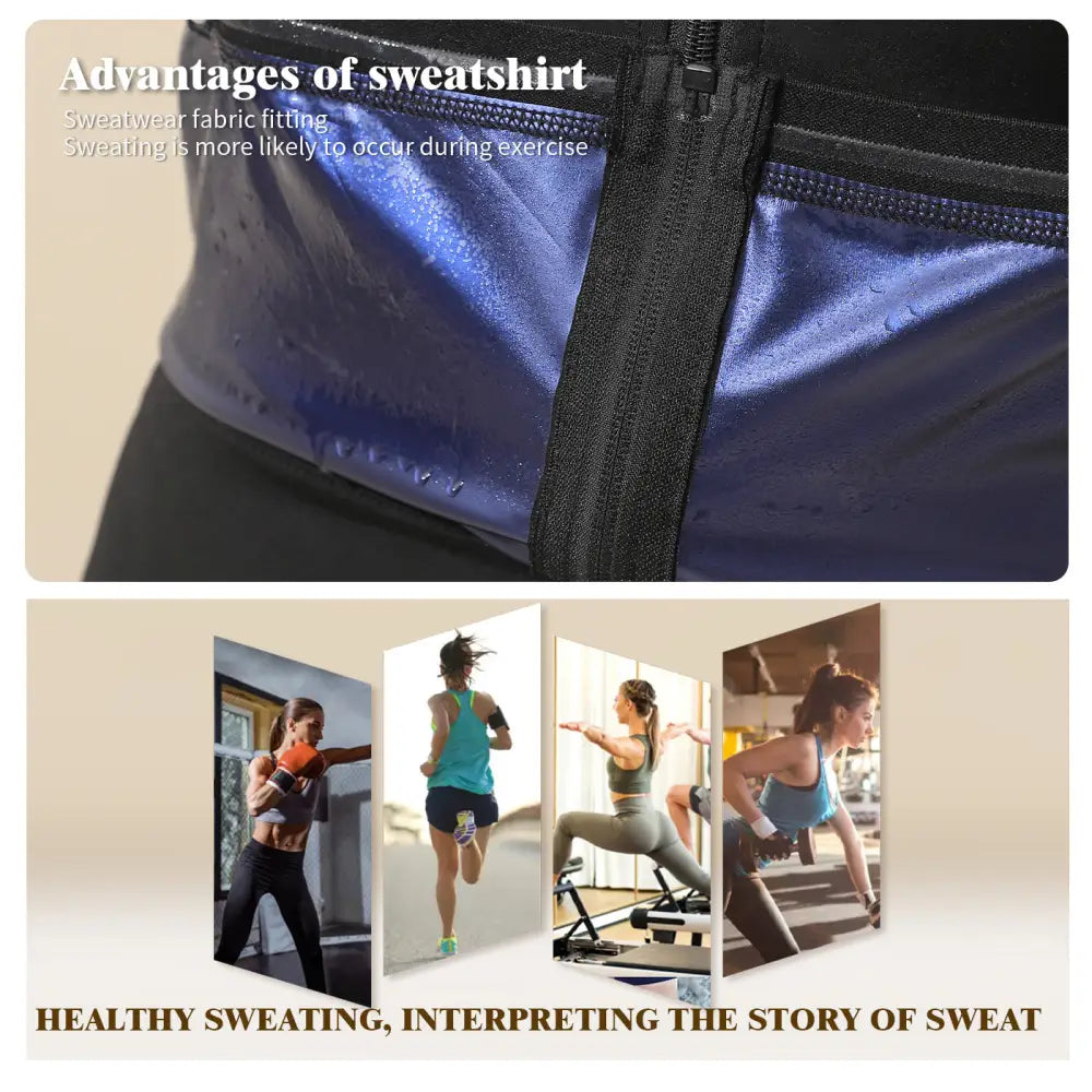 Women's Zip Vest Shapewear Storm Sweatshirt Beyond Trends Hub