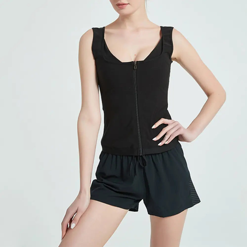 Women's Zip Vest Shapewear Storm Sweatshirt Beyond Trends Hub