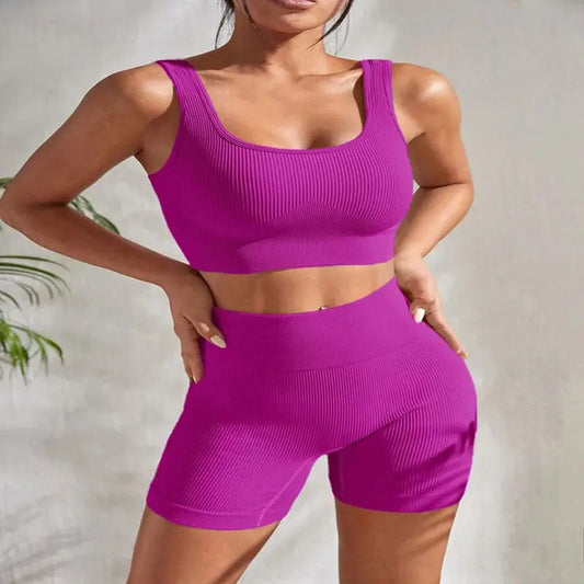 Yoga Clothes Shorts Sports Suit Women - Beyond Trends Hub 