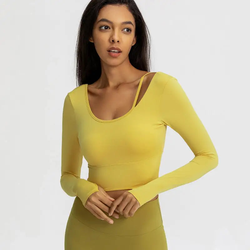 Yoga clothes top women - Beyond Trends Hub 