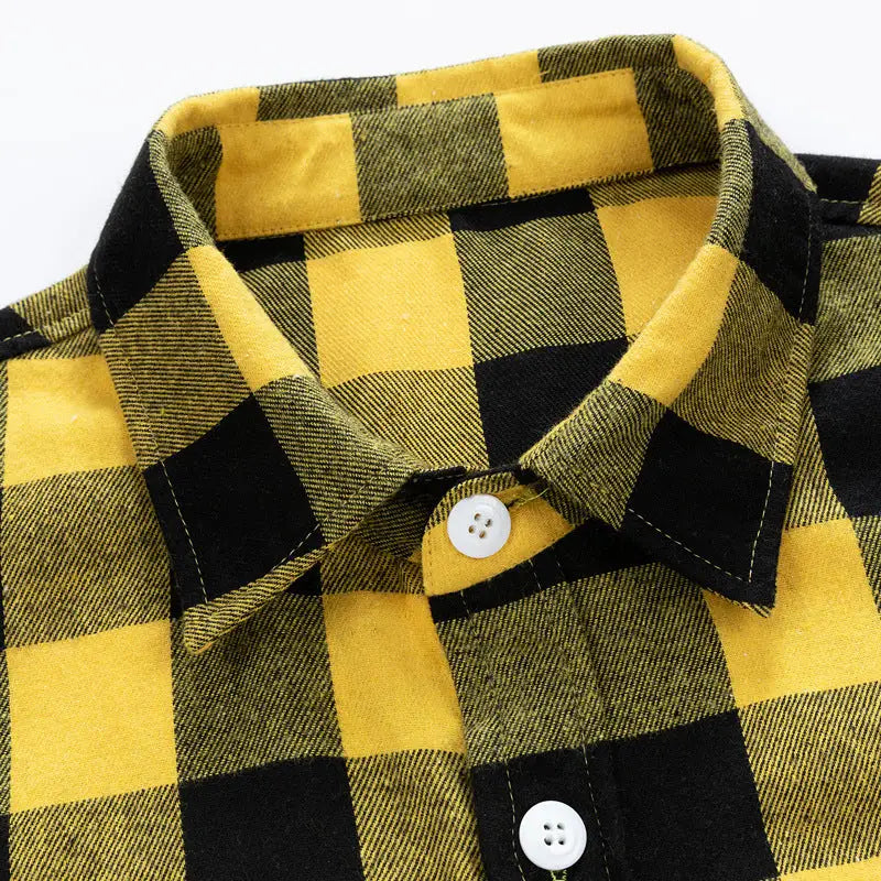 Youth Loose Fashion Large Plaid Shirt Beyond Trends Hub